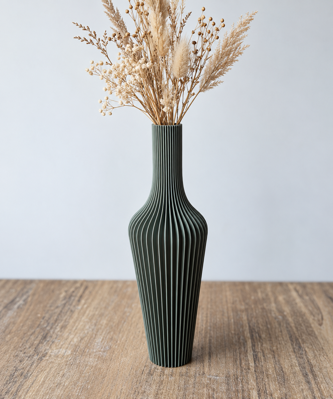 Vaso Slanciato Aletheia con composizione di fiori secchi (illustrativa)